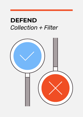 Defend data filtering in ediscovery